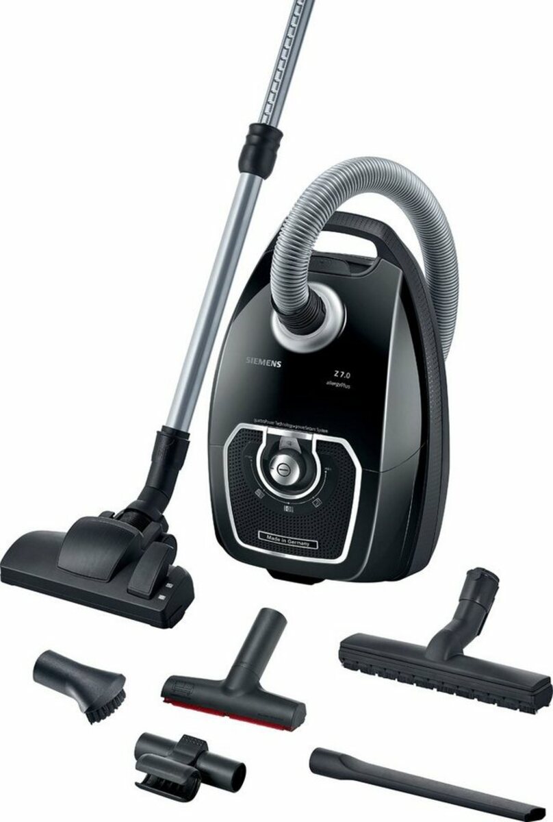 Bild 1 von SIEMENS Bodenstaubsauger Z7.0 VSZ7X500, 650 W, mit Beutel