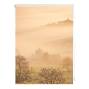 Lichtblick Rollo Klemmfix, ohne Bohren, Verdunkelung, Toskana - Orange Braun