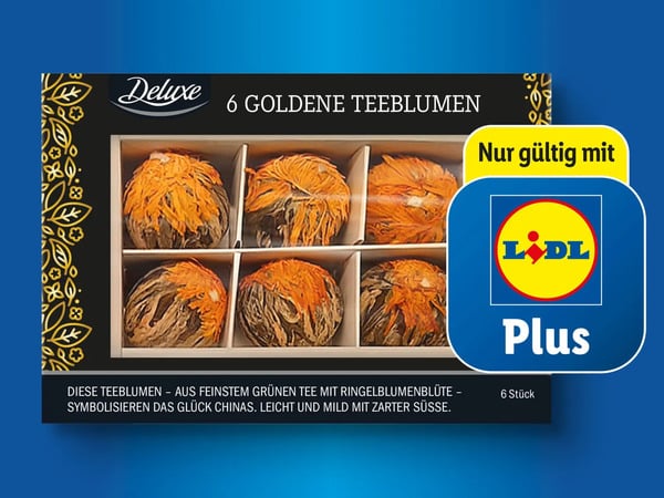 Bild 1 von Deluxe Goldene Teeblumen Entdeckerbox, 
         6 Stück