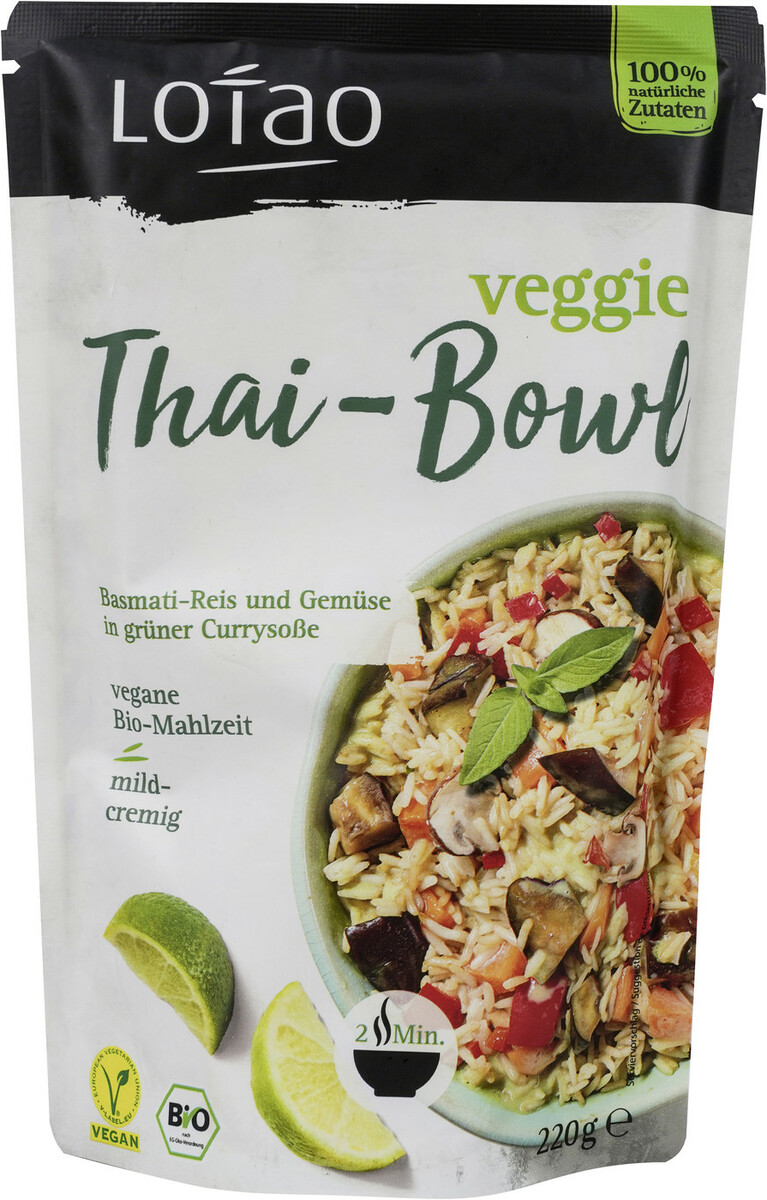 Bild 1 von Lotao Bio Veggie Thai Bowl 220G