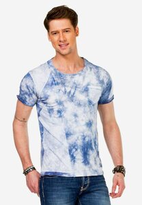 Cipo & Baxx T-Shirt mit Batik Waschung