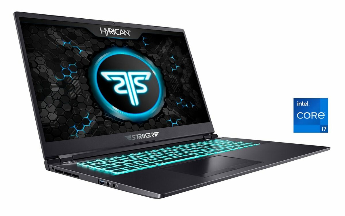 Bild 1 von Hyrican Striker 1671 Gaming-Notebook (43,94 cm/17,3 Zoll, Intel Core i7 11800H, GeForce RTX 3070, 1000 GB SSD, Intel Core i7-11800H, 16 GB RAM, 300 Hz, Windows 11)