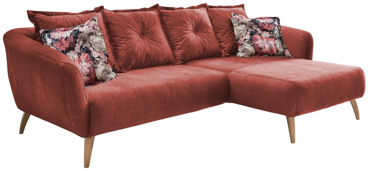 Bild 1 von Wohnlandschaft Baggio Koralle Velours, Koralle