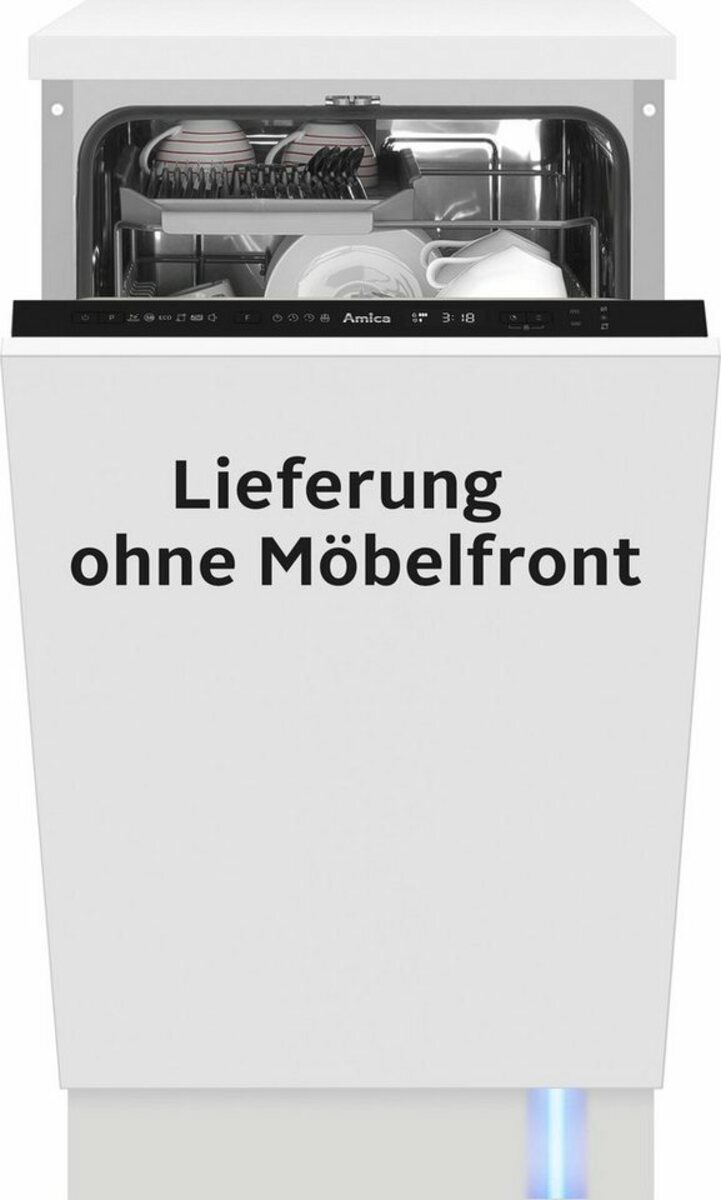 Bild 1 von Amica vollintegrierbarer Geschirrspüler, EGSPV 586 901, 10 Maßgedecke