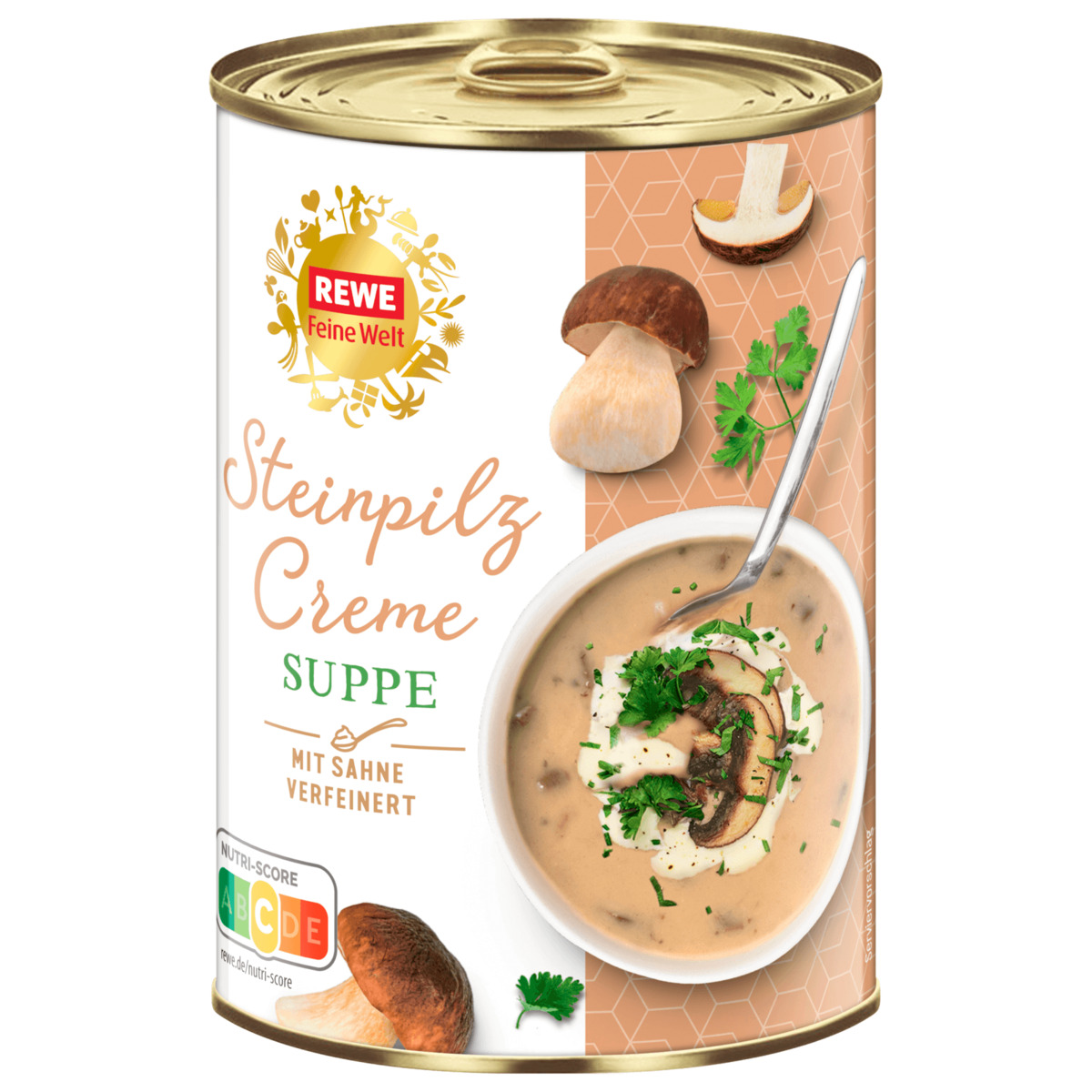 Bild 1 von REWE Feine Welt Steinpilzcremesuppe oder Kürbis-Kokossuppe