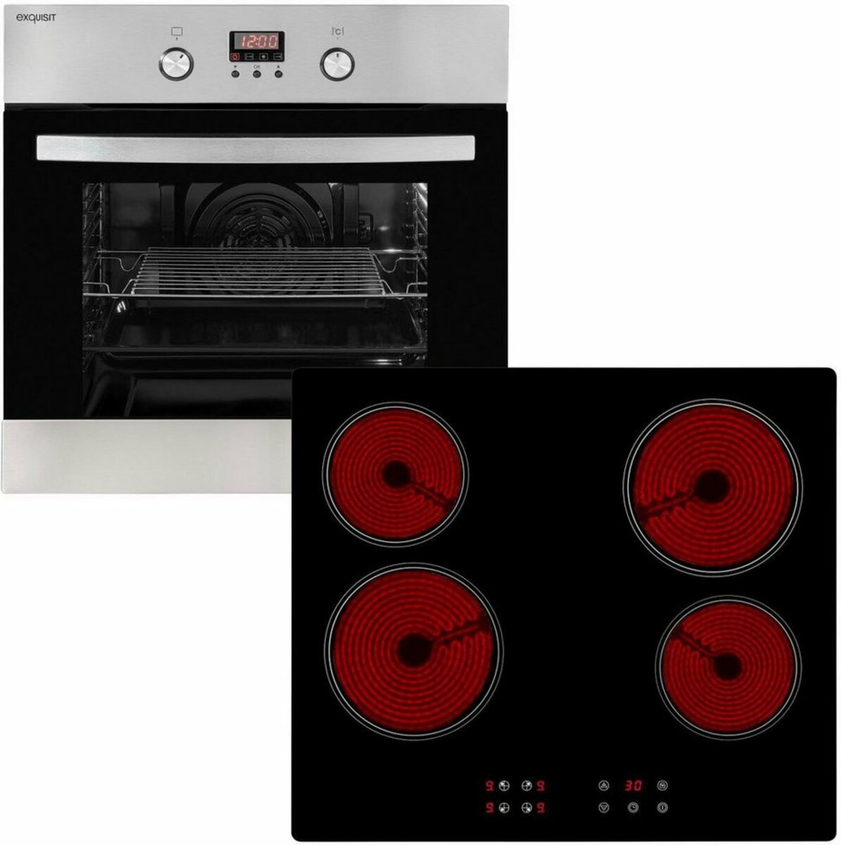 Bild 1 von exquisit Backofen-Set BAKO65601H