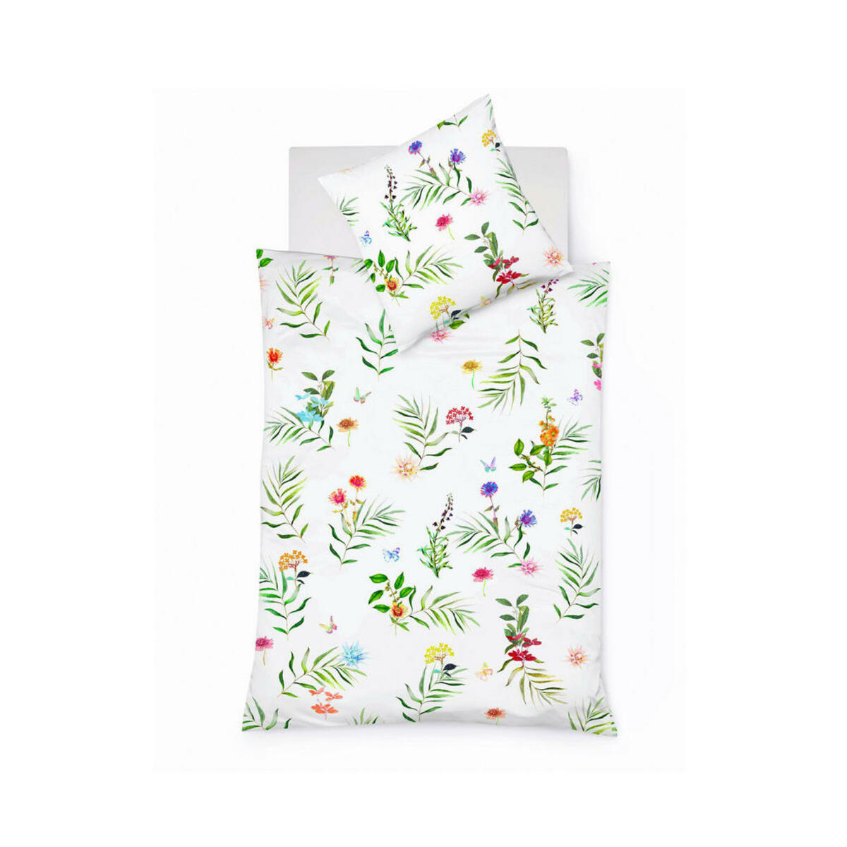 Bild 1 von Fleuresse Bettwäsche Bed Art S, Mehrfarbig, Textil, Floral, 200 cm, pflegeleicht, atmungsaktiv, hautfreundlich, bügelleicht, schadstoffgeprüft, Schlaftextilien, Bettwäsche, Bettwäsche