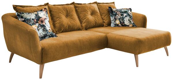 Bild 1 von Wohnlandschaft Baggio Gelb Velours, Gelb