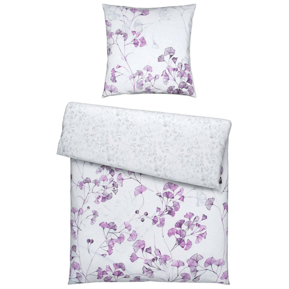 Bild 1 von Esposa Bettwäsche Rosia, Lila, Textil, Blume, 135 cm, pflegeleicht, schadstoffgeprüft, Schlaftextilien, Bettwäsche, Bettwäsche