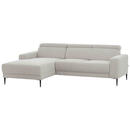 Bild 1 von Livetastic Eckschlafsofa, Beige, Textil, Uni, 3-Sitzer, 246x128 cm, Stoffauswahl, Rücken echt, Armteil links, rechts, elektrischer Sitzvorzug, Wohnzimmer, Sofas & Couches, Wohnlandschaften