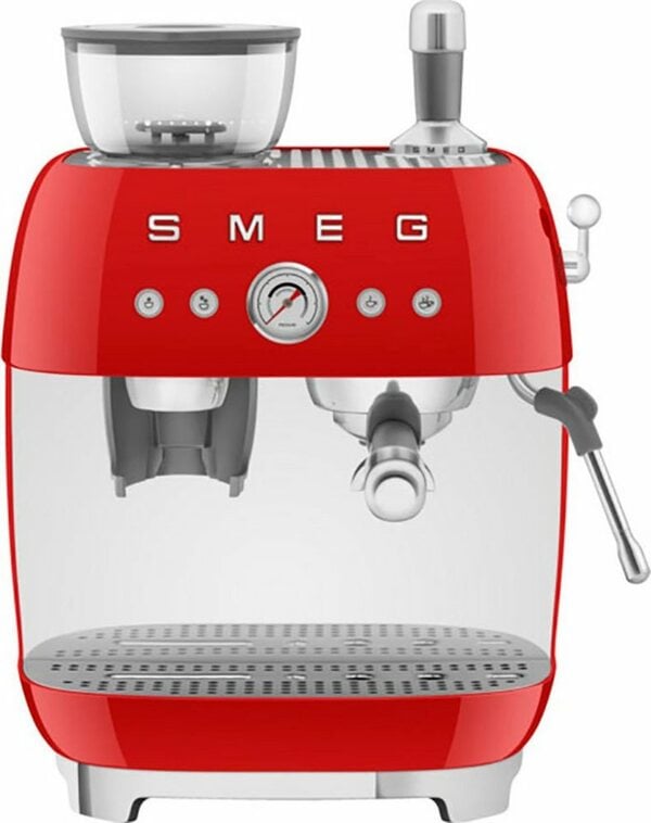 Bild 1 von Smeg Espressomaschine EGF03RDEU, mit integrierter Kaffeemühle