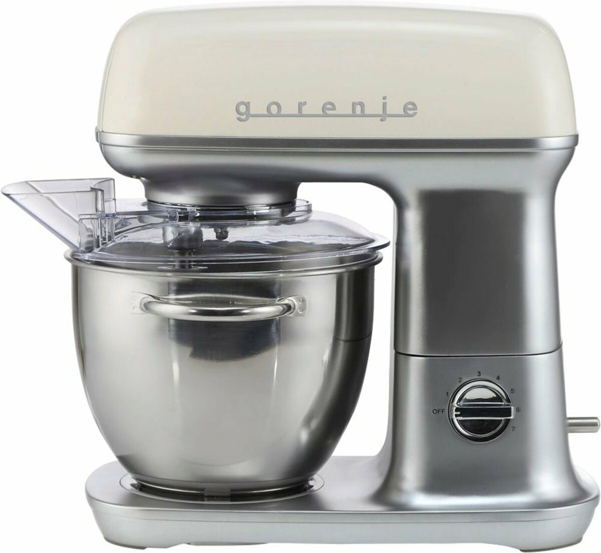 Bild 1 von GORENJE Küchenmaschine MMC 1000 RL, 1000 W, 4,5 l Schüssel, Retro Design