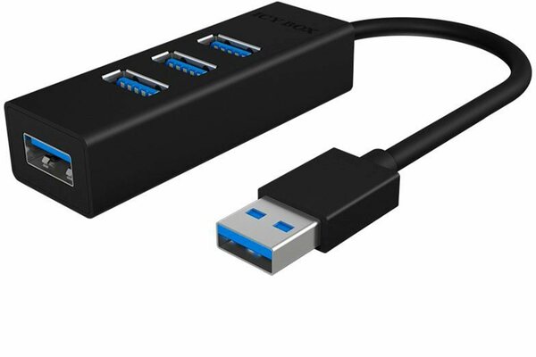Bild 1 von ICY BOX ICY BOX 4-fach USB 3.0 Hub Computer-Adapter