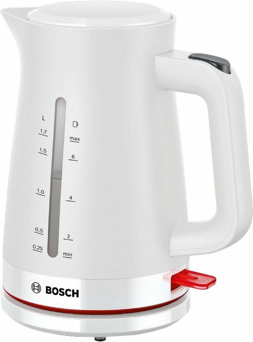 Bild 1 von BOSCH Wasserkocher MyMoment TWK3M121, 1,7 l, 2400 W, Abschaltautomatik, Tassenanzeige, beidseitige Wasserstandsanzeige