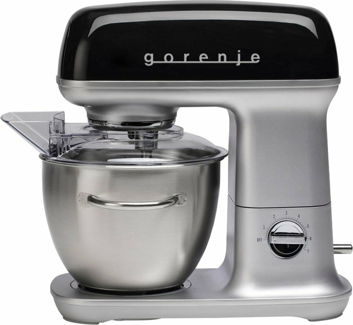 Bild 1 von GORENJE Küchenmaschine MMC 1000 RL, 1000 W, 4,5 l Schüssel, Retro Design