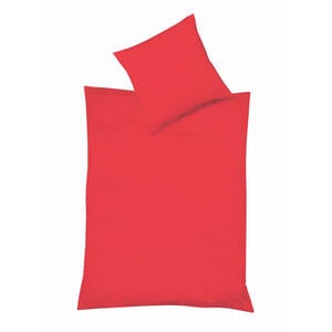 Fleuresse Bettwäsche Provence, Rot, Textil, Uni, 135 cm, pflegeleicht, atmungsaktiv, hautfreundlich, bügelleicht, schadstoffgeprüft, Schlaftextilien, Bettwäsche, Bettwäsche