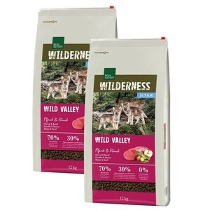 REAL NATURE WILDERNESS Junior Wild Valley Pferd & Rind 2x12 kg