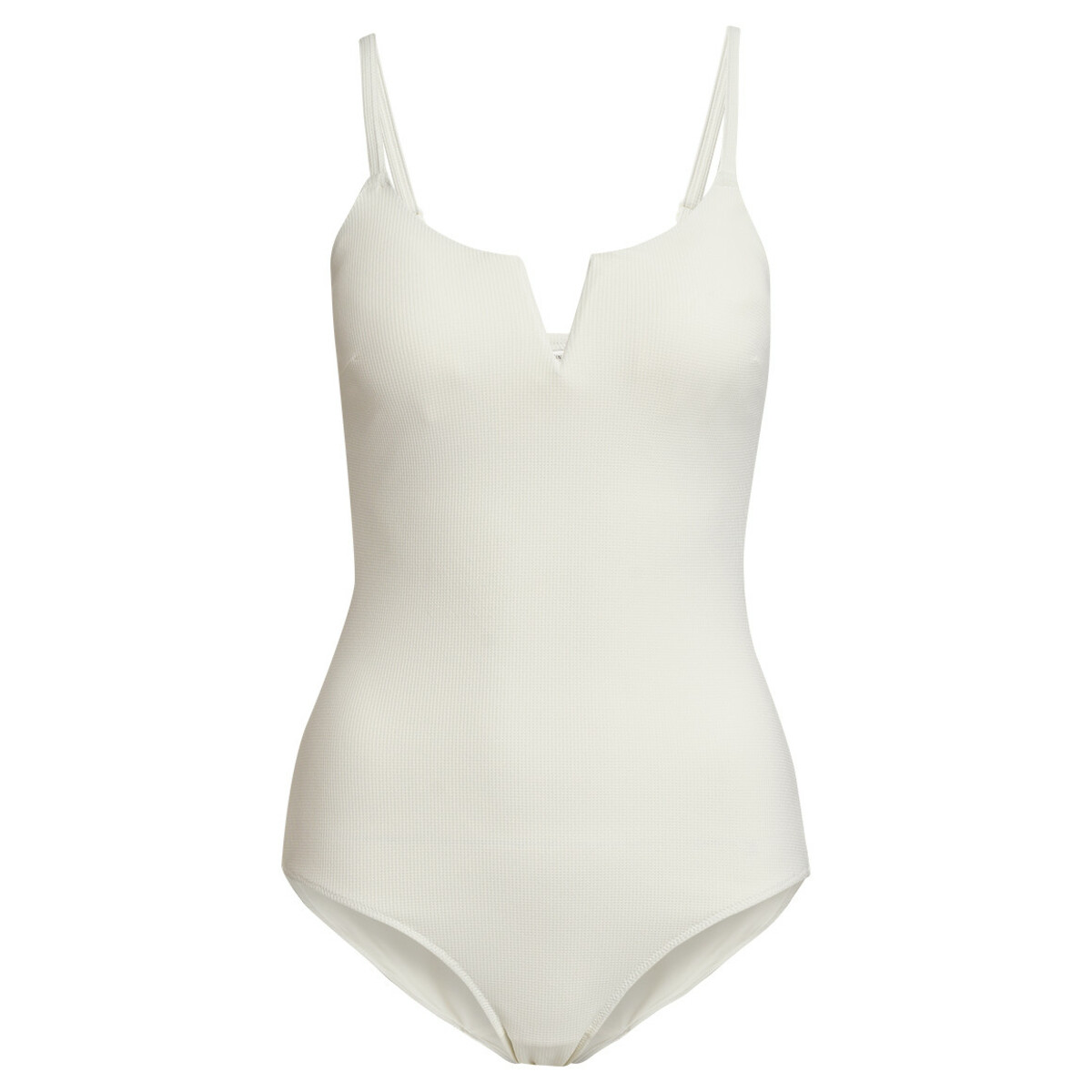 Bild 1 von Damen Badeanzug aus Strukturmaterial CREMEWEISS