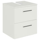 Bild 1 von Sadena Waschbeckenunterschrank M-Plan, Weiß, Metall, 2 Schubladen, 45x49.8x38.3 cm, Goldenes M, Made in Germany, Zusatzausstattung erhältlich, hängend, Typenauswahl, Badezimmer, Badezimmerschränk