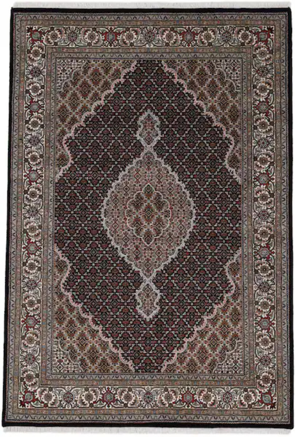 Bild 1 von Woven Arts Orientteppich »Orientteppich Tabriz Mahi«, rechteckig, handgeknüpft, Wohnzimmer, reine Wolle