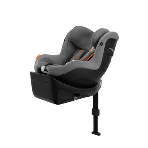Cybex Reboarder-Kindersitz Sirona G i-Size, Grau, Textil, 44x75 cm, ECE R 129 i-Size, 5-Punkt-Gurtsystem, abnehmbarer und waschbarer Bezug, höhenverstellbare Kopfstütze, integriertes Gurtsystem, op