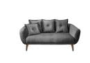 Bild 1 von 2,5-Sitzer-Sofa Baggio Grau Velours, Grau