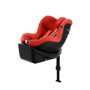 Cybex Reboarder-Kindersitz Sirona G i-Size, Rot, Textil, 44x75 cm, ECE R 129 i-Size, 5-Punkt-Gurtsystem, abnehmbarer und waschbarer Bezug, höhenverstellbare Kopfstütze, integriertes Gurtsystem, opt
