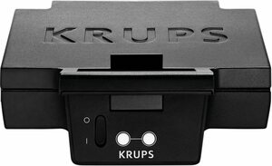 Krups Sandwichmaker FDK452, 850 W, breite Platten, Temperaturkontrollleuchte, praktischer Griff, kompakt