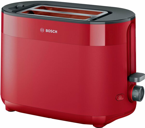 Bild 1 von BOSCH Toaster MyMoment TAT2M124, 2 Schlitze, für 2 Scheiben, 950 W, integrierter Brötchenaufsatz, Auftaufunktion, Brotzentrierung, AutoOff