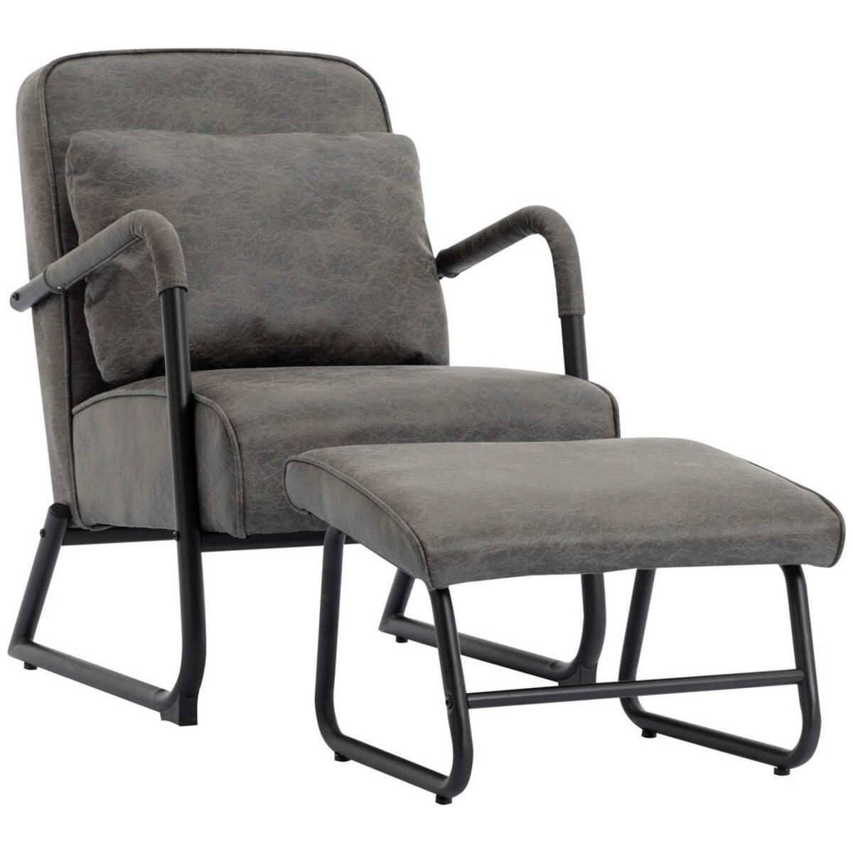 Bild 1 von Livetastic Relaxsesselset Lesesessel, Grau, Textil, 80x85x57 cm, Wohnzimmer, Sessel, Relaxsessel