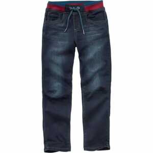 Kinder Bequemhose Jeans-Optik, Regular Fit, Unisex Blau