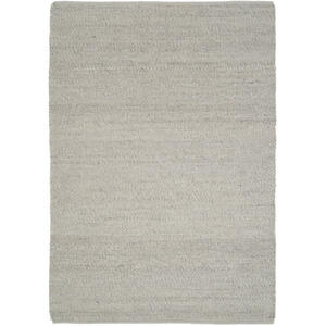 Linea Natura Handwebteppich, Grau, Textil, meliert, rechteckig, 80 cm, für Fußbodenheizung geeignet, Teppiche & Böden, Teppiche, Naturteppiche