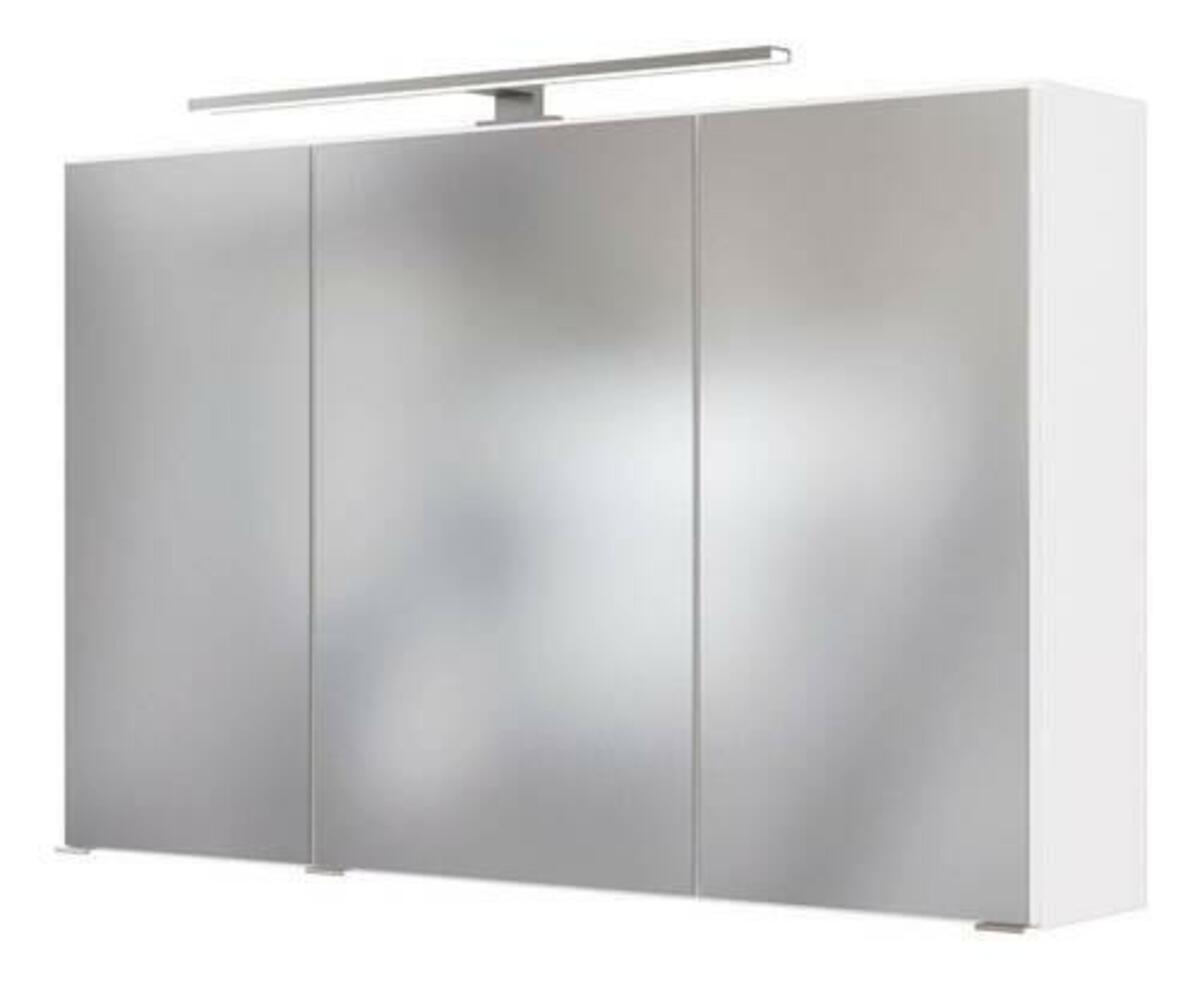 Bild 1 von Spiegelschrank Milla II in Weiß, Weiß