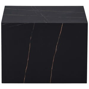 Mid.you Beistelltisch, Schwarz, Marmoroptik, rechteckig, 55x40x55 cm, Wohnzimmer, Wohnzimmertische, Beistelltische