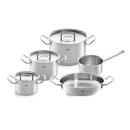 Bild 1 von Fissler Kochtopfset Original-Profi Collection, Silber, Metall, 5-teilig, 16 cm,20 cm,16 cm, breiter Schüttrand, Griffe werden nicht heiß, Kochen, Töpfe, Topfsets