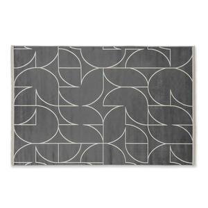 Schöner Wohnen Webteppich, Anthrazit, Textil, rechteckig, 200 cm, für Fußbodenheizung geeignet, antistatisch, pflegeleicht, Teppiche & Böden, Teppiche, Moderne Teppiche