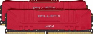 Crucial DDR4 32GB KIT 2x16GB PC 3200 Crucial Ballistix BL2K16G32C16U4R red Arbeitsspeicher