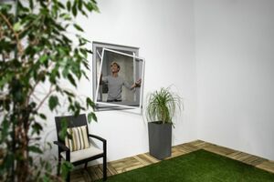TrendLine Insektenschutz-Fenster 100 x 120 cm, weiß