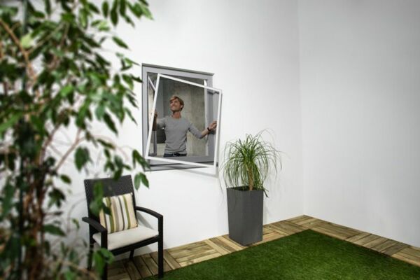 Bild 1 von TrendLine Insektenschutz-Fenster 100 x 120 cm, weiß