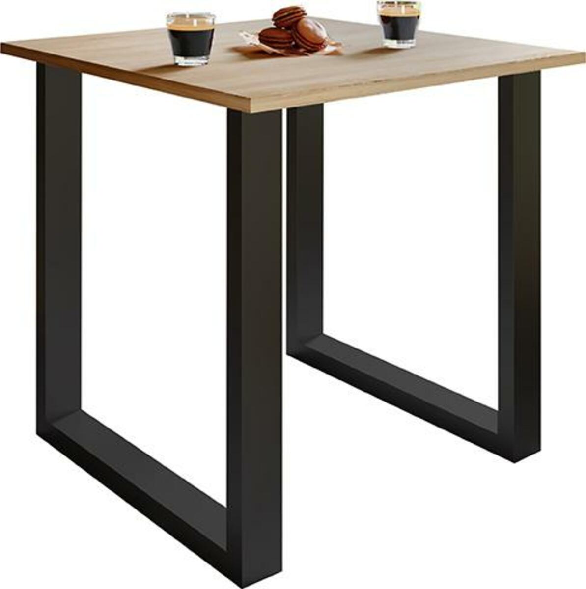 Bild 1 von Esstisch Xona 80x50 cm Schwarz/Eiche Dekor, Schwarz, Sonoma Eiche