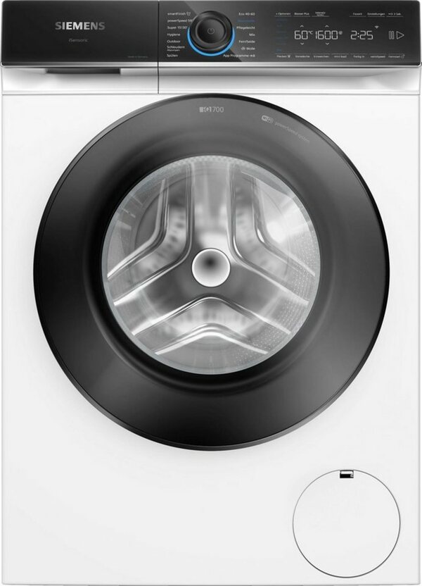 Bild 1 von SIEMENS Waschmaschine iQ700 WG46B2070, 9 kg, 1600 U/min