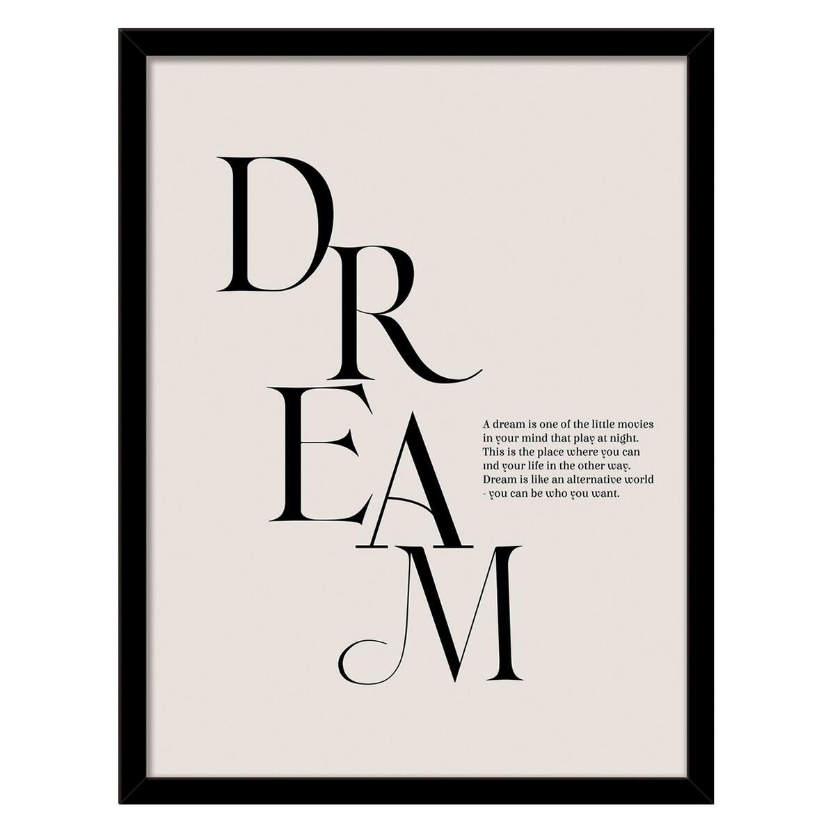 Bild 1 von Bild Vous I in Schwarz/Beige ca. 30x40cm, Schwarz, Beige