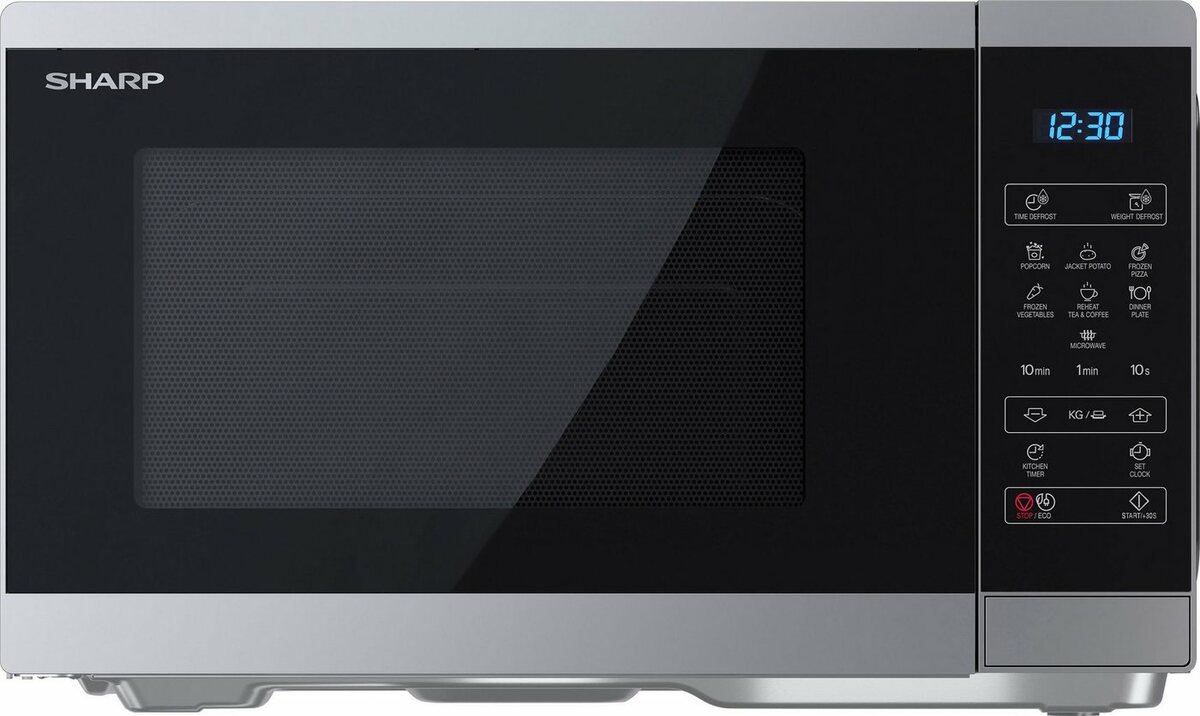 Bild 1 von Sharp Mikrowelle YC-MS252AE-S, Mikrowelle, 25 l