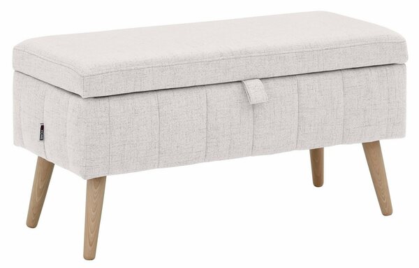 Bild 1 von INOSIGN Truhenbank Amira, mit Staufach, in 3 Bezugsqualitäten mit feiner Steppung, Beige