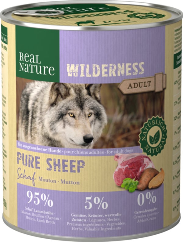 Bild 1 von REAL NATURE WILDERNESS Adult Pure Sheep Schaf 12x800 g