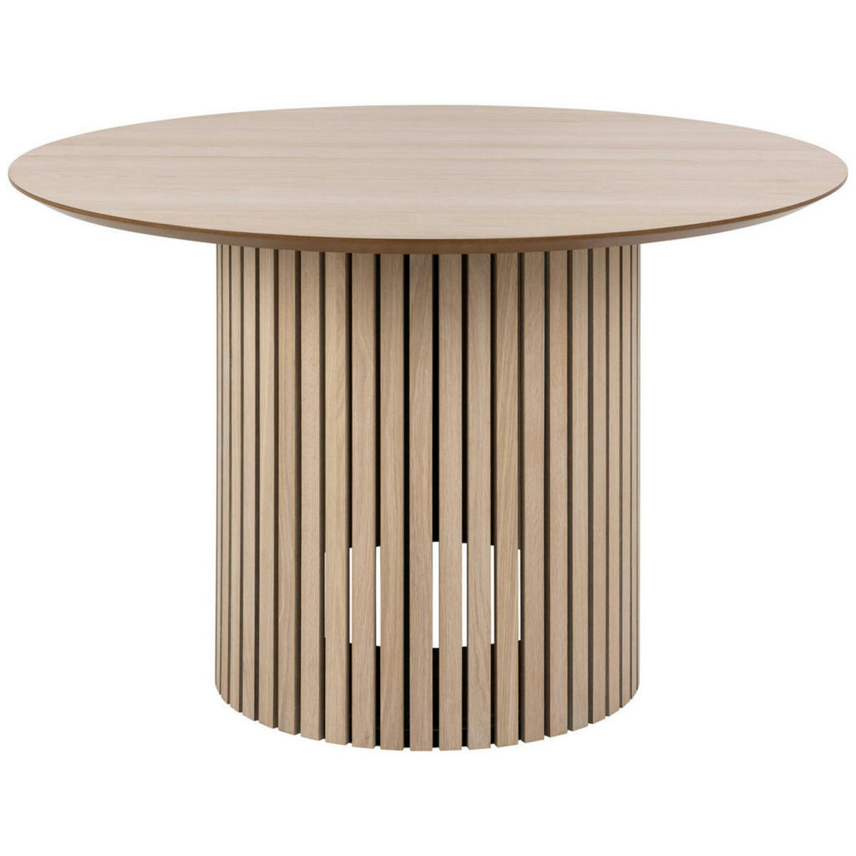 Bild 1 von Mid.you Esstisch, Weiß, Holz, Eiche, furniert,massiv, rund, Säule, 120x75 cm, Esszimmer, Tische, Esstische