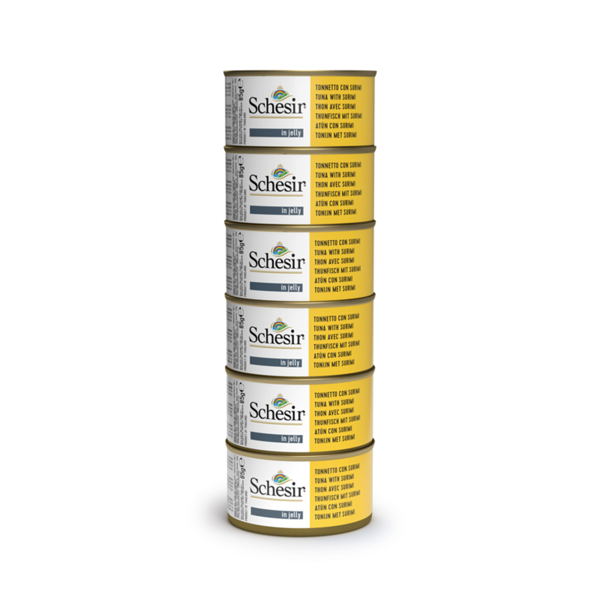 Bild 1 von Schesir Multipack Dose 6x85g Thunfisch mit Surimi
