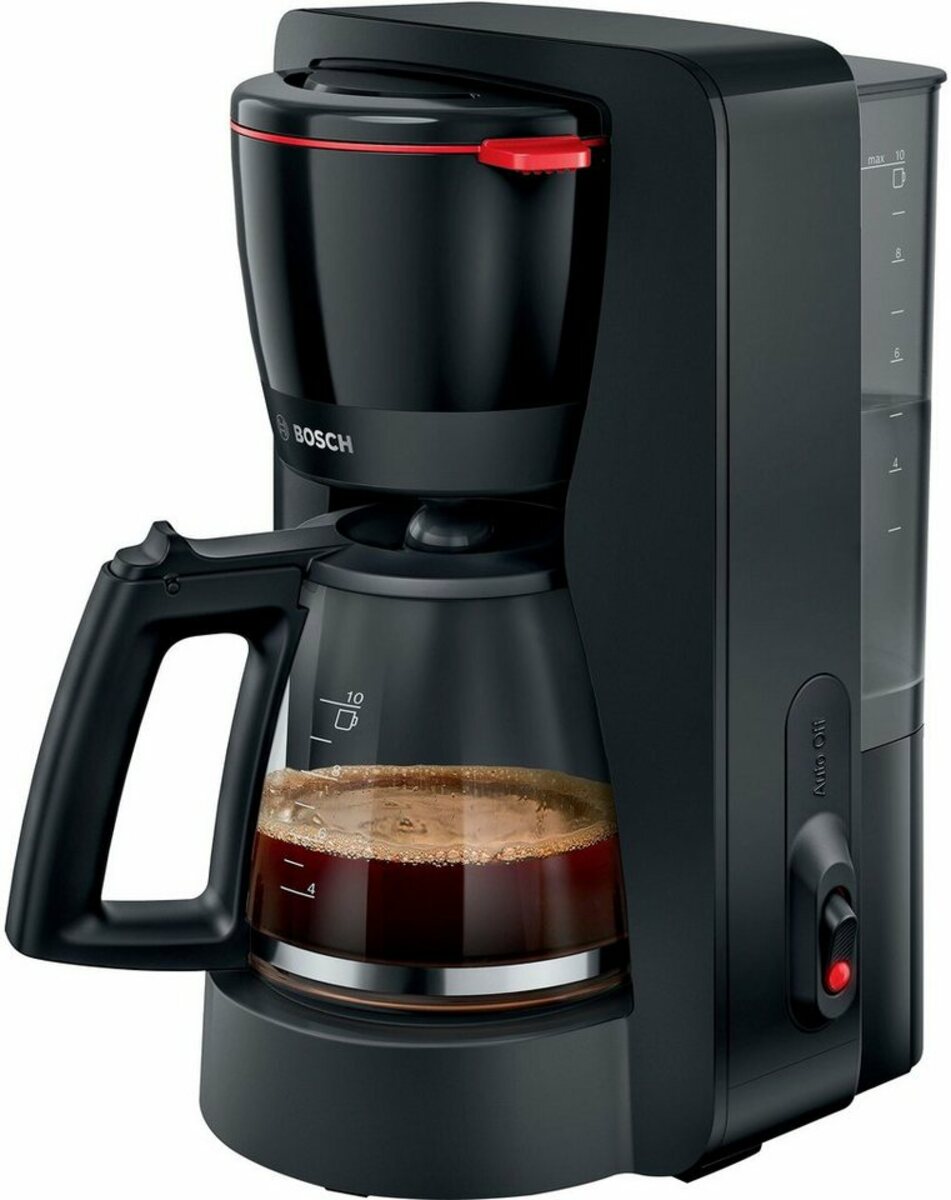 Bild 1 von BOSCH Filterkaffeemaschine MyMoment TKA2M113, 1,25l Kaffeekanne, Papierfilter 1x4, für 10-15 Tassen, Glaskanne, 40min Warmhaltefunktion, 1200 W