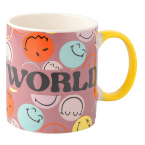 SmileyWorld Tasse mit Henkel HELLLILA / WEISS