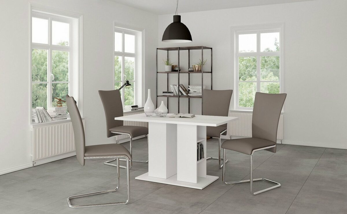 Bild 1 von Homexperts Essgruppe Mulan, (Set, 3-tlg., MULAN EG), Braun